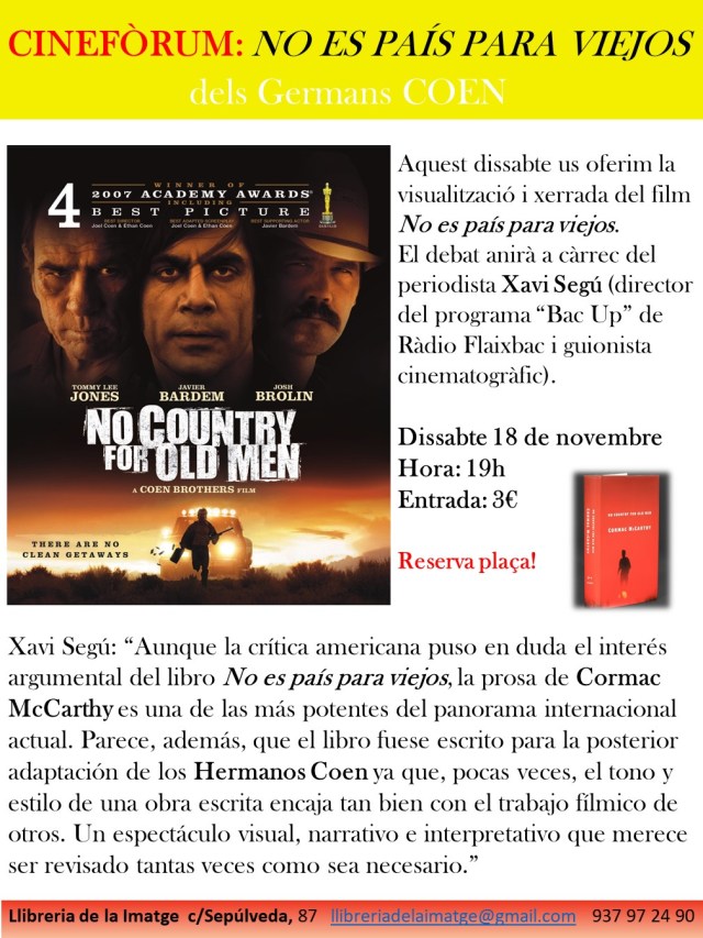 CINEFÒRUM NO ES PAÍS PARA VIEJO