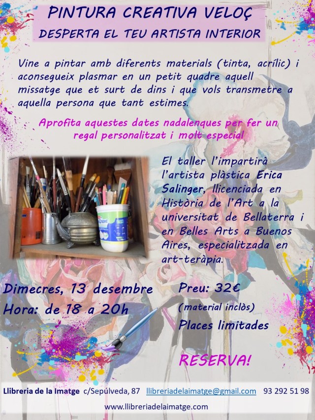 TALLER PINTURA VELOÇ CARTELL