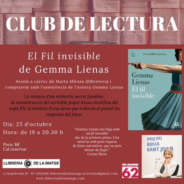 CLUB DE LECTURA Gemma Lienas_xarxes