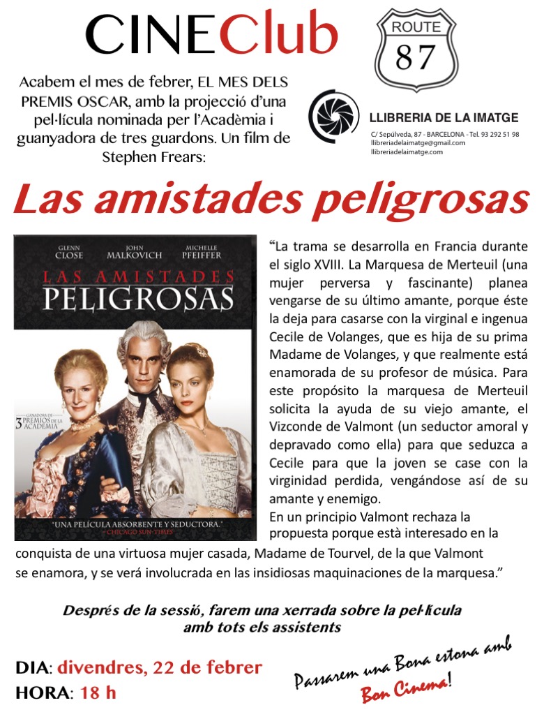 Cartell Cineclub Amistades