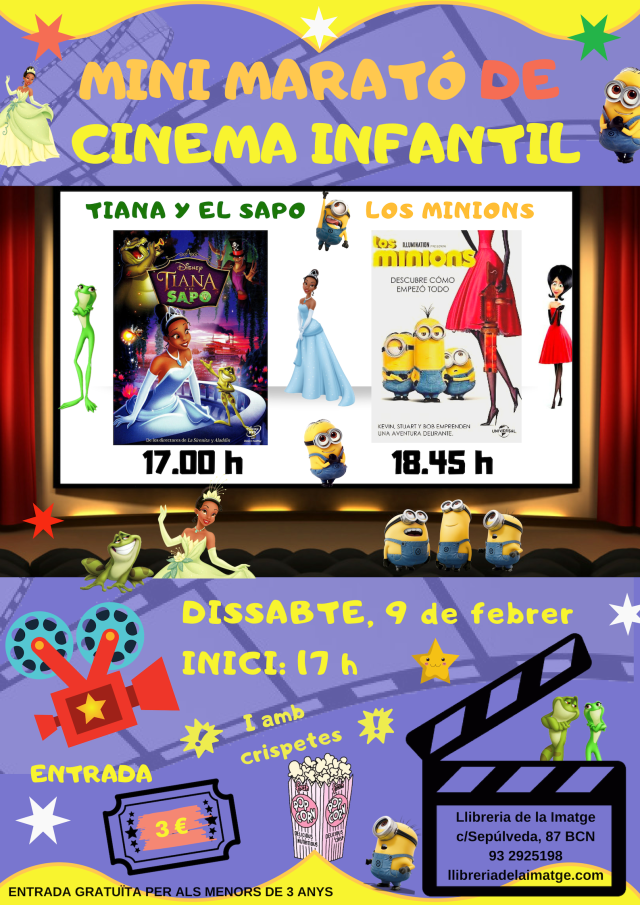 CARTELL MINIMARATÓ DE CINEMA INFANTIL Febrer