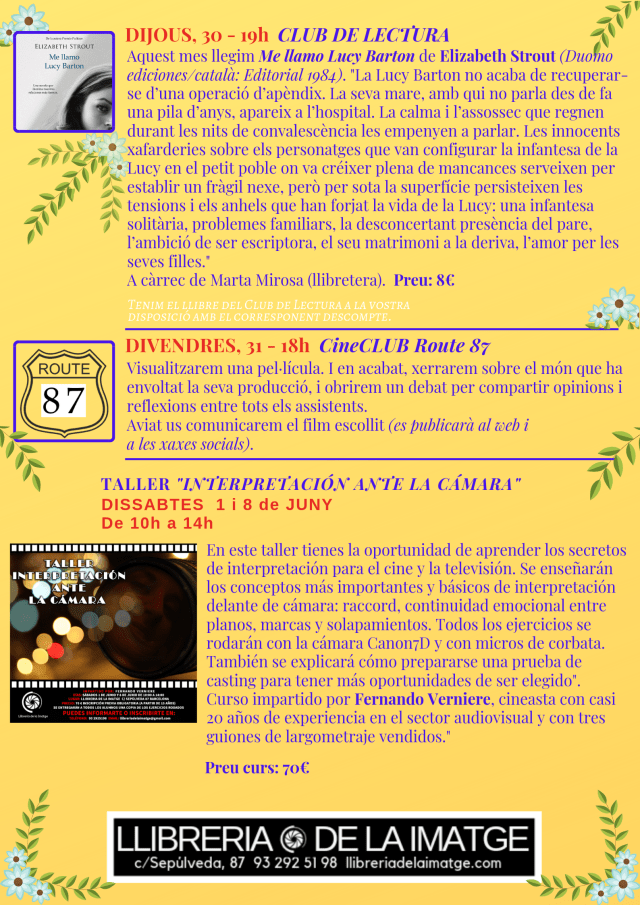 CARTELL AGENDA MAIG 2