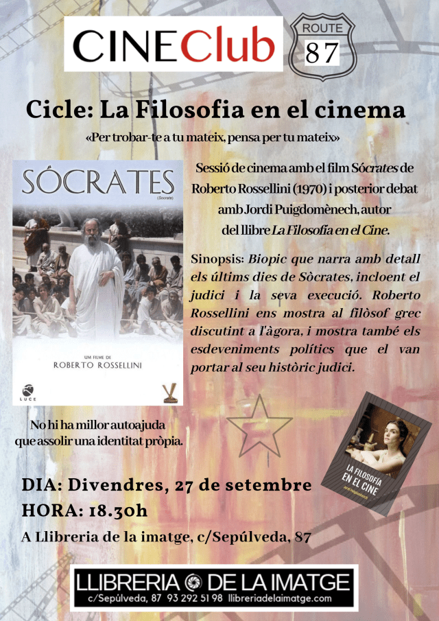CARTELL CINE CLUB SÓCRATES