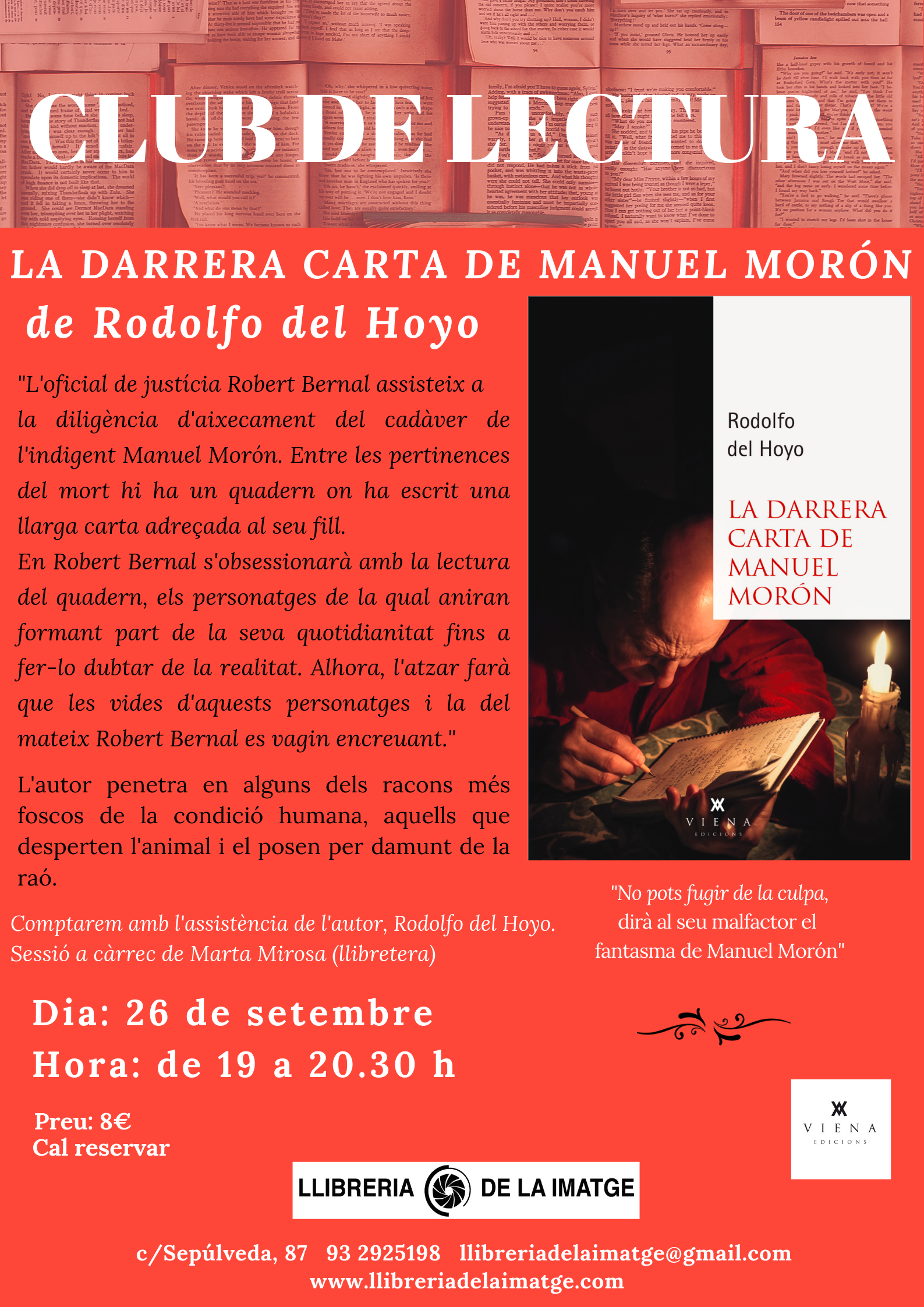 CLUB DE LECTURA RODOLFO DEL HOYO