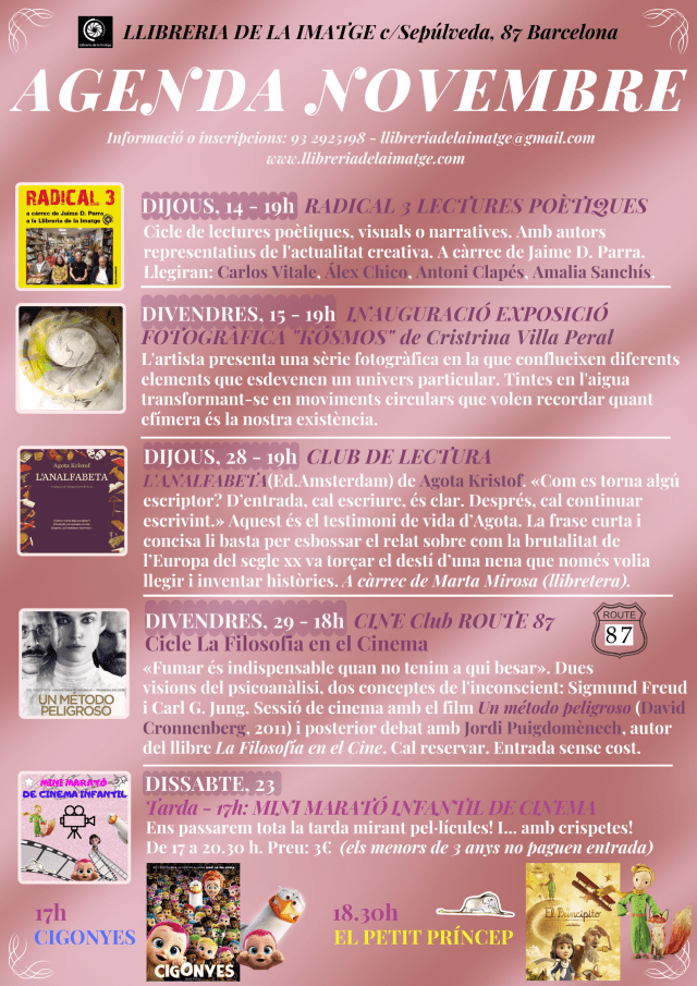 CARTELL NOVEMBRE '19