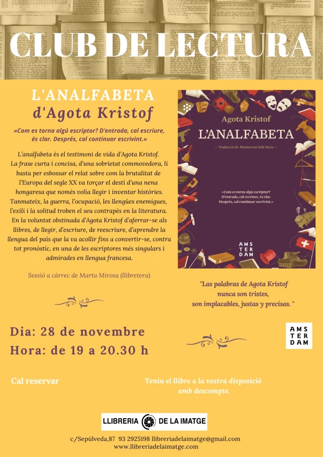 CLUB DE LECTURA L'ANALFABETA